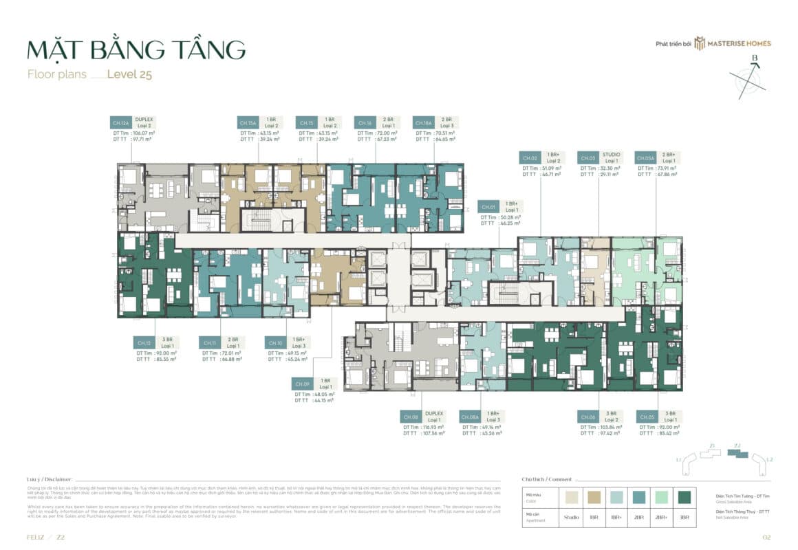 mat bang toa feliz tang 25 lumiere springbay